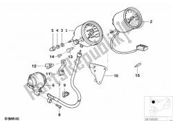 Speedometer/rev. counter