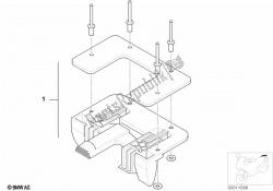 Topcase locking mechanism