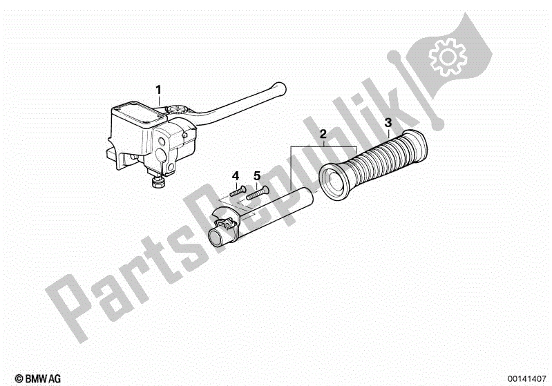 Tutte le parti per il Maniglia Completa Destra del BMW R 1100 RT 259 T 1995 - 2001