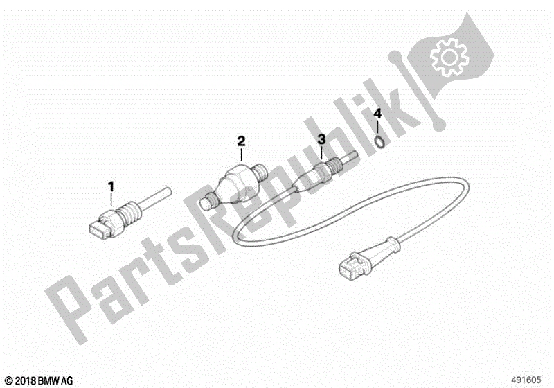 All parts for the Switch / Sensors of the BMW R 1100 RT 259 T 1995 - 2001