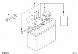 batteria, esente da manutenzione