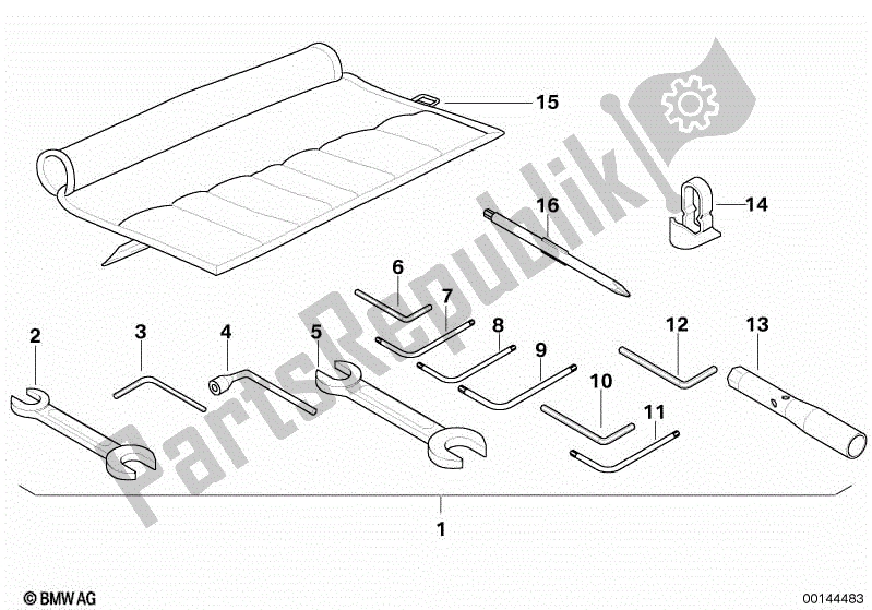 Todas las partes para Herramienta De Coche, Kit Complementario de BMW R 1100S 259 S 1998 - 2004