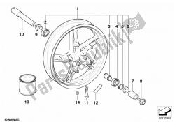 rueda delantera fundida con / sin abs 2