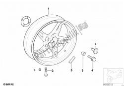 Cast rear wheel with/without ABS 2