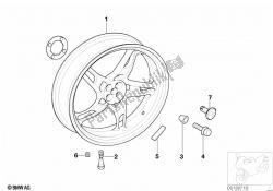 roda traseira fundida com / sem abs 2