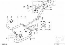 EXHAUST SYSTEM PARTS WITH MOUNTS