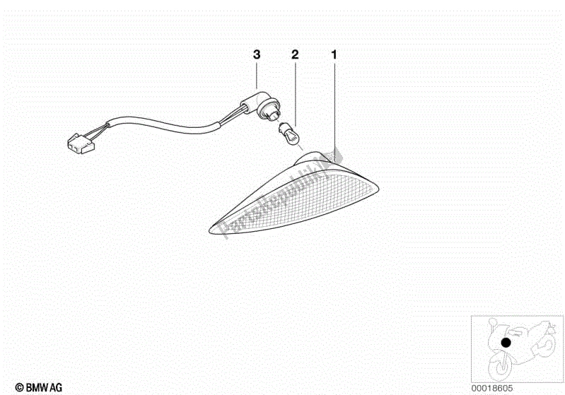 Todas las partes para Indicador De Giro Delantero de BMW R 1100S 259 S 1998 - 2004