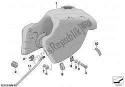 zbiornik paliwa / elementy mocujące