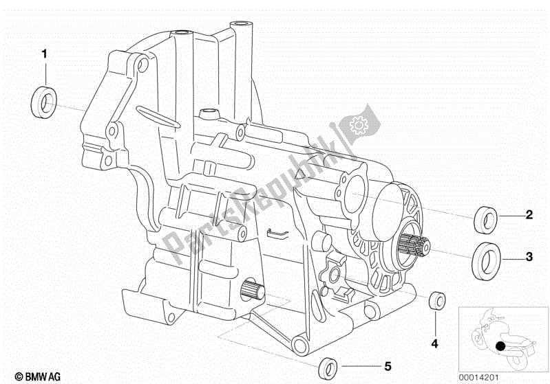 Todas las partes para Sello De Aceite De La Caja De Cambios de BMW R 1100S 259 S 1998 - 2004