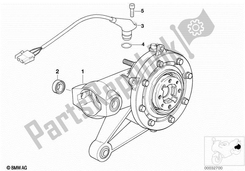 Todas las partes para Tracción Del Eje Trasero de BMW R 1100S 259 S 1998 - 2004