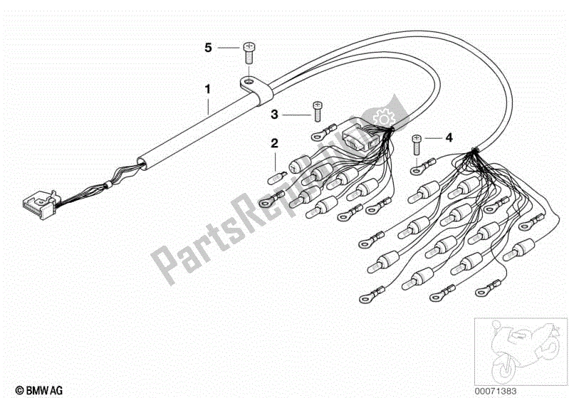 Todas las partes para Mazo De Cables, Grupo De Instrumentos de BMW R 1100S 259 S 1998 - 2004