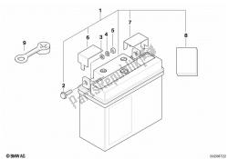 Battery, maintenance-free