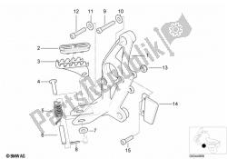 Footpeg plate/Front footpeg