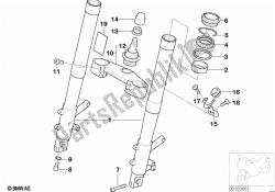 Fork slider/lower fork bridge