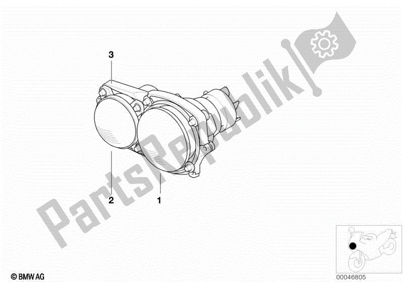 Todas las partes para Faro de BMW R 1150 GS  21 1999 - 2004