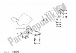 Mounting parts for bench seat