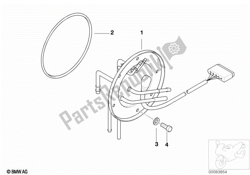 Alle onderdelen voor de Benzinemeter van de BMW R 1150 GS  21 1999 - 2004