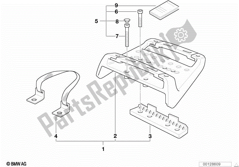 Todas las partes para Kit De Reequipamiento, Soporte De Maleta Superior de BMW R 1150 GS  21 1999 - 2004