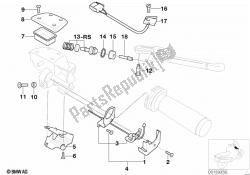 Single parts, parking brake fitting