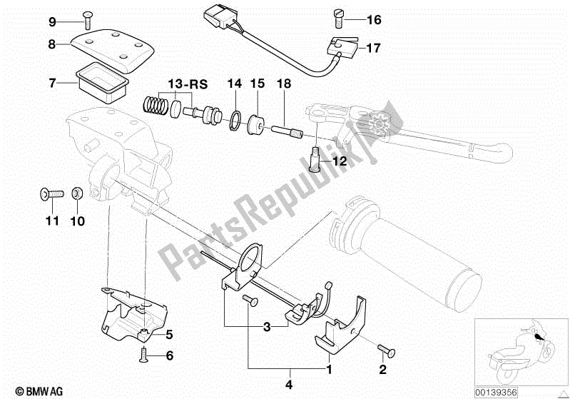 Alle onderdelen voor de Losse Onderdelen, Parkeerrem Montage van de BMW R 1150 GS  21 1999 - 2004