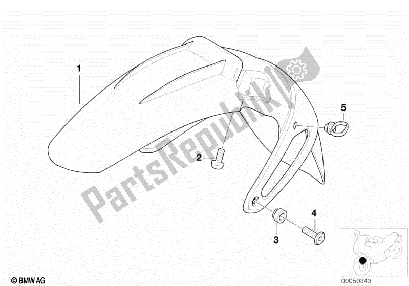 Todas las partes para Cubierta De Rueda, Inferior de BMW R 1150 GS  21 1999 - 2004