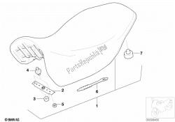 asiento de banco / piezas individuales