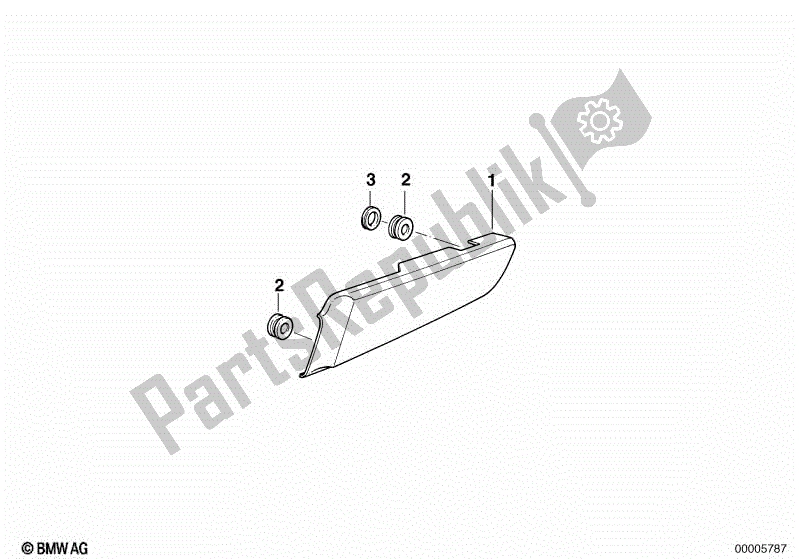 Todas las partes para Cubriendo El Tanque De Combustible de BMW R 1150 GS ADV 21 A 2001 - 2005