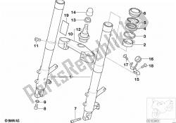 Fork slider/lower fork bridge