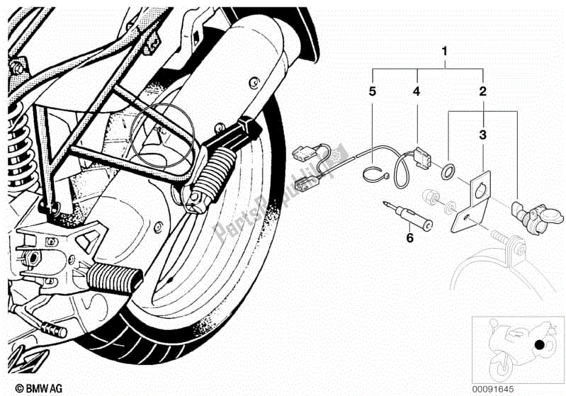 Todas las partes para Kit De Reequipamiento, Enchufe de BMW R 1150 GS ADV 21 A 2001 - 2005