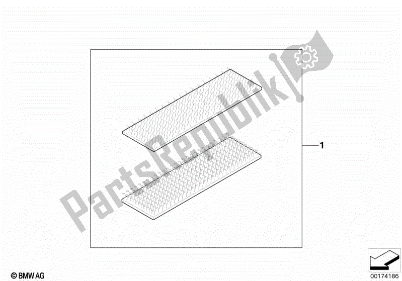 Todas las partes para Fijadores, Sujetadores De Gancho Y Bucle de BMW R 1150 GS ADV 21 A 2001 - 2005