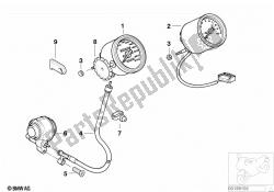 Speedometer/rev. counter