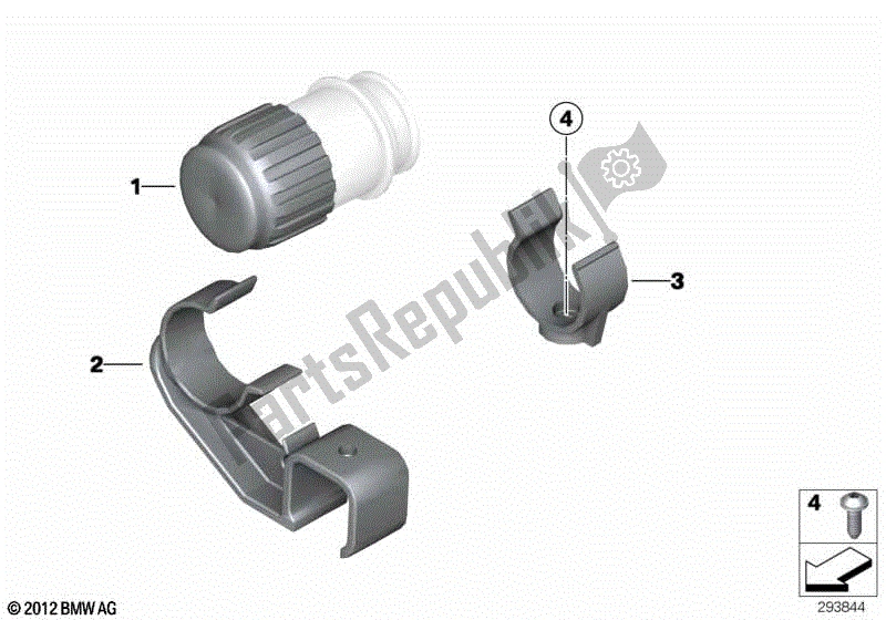 Todas las partes para Tapa Para Enchufe De Diagnóstico de BMW R 1150R 28 2001 - 2006