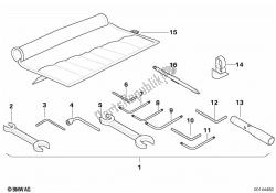 ferramenta para carro, kit suplementar