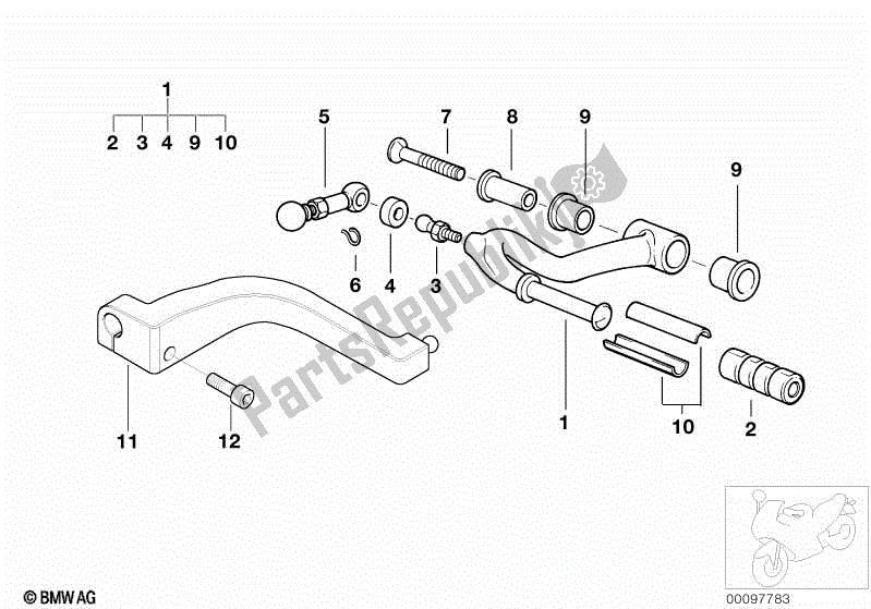 Todas las partes para Piezas De Cambio De Marchas Externas / Palanca De Cambio de BMW R 1150R 28 2001 - 2006