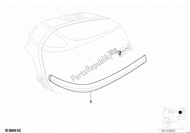 Todas las partes para Tiras De Impacto Para Caja De Sistema Grande de BMW R 1150R 28 2001 - 2006