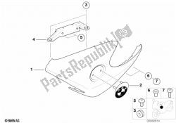 osłona chłodnicy oleju, zagruntowana / elementy montażowe