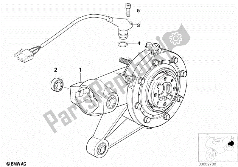 Todas las partes para Tracción Del Eje Trasero de BMW R 1150R 28 2001 - 2006