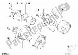 Speedometer/rev.counter/clock