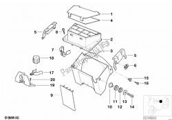 caja de cableado / caja de fusibles / piezas de montaje