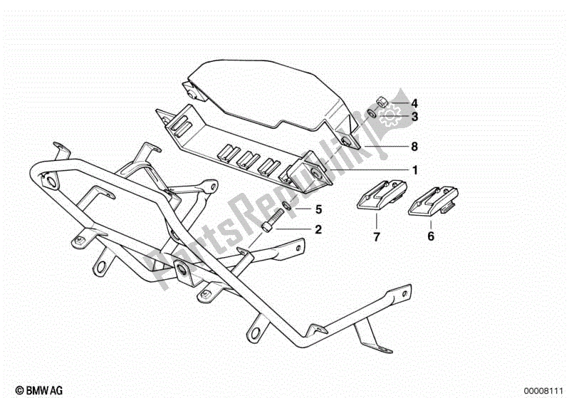 Toutes les pièces pour le Support Pour Relais du BMW R 1150 RS 22 2001 - 2004