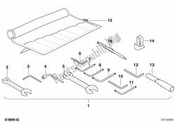 ferramenta para carro, kit suplementar