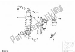 Spring strut rear hydraulic