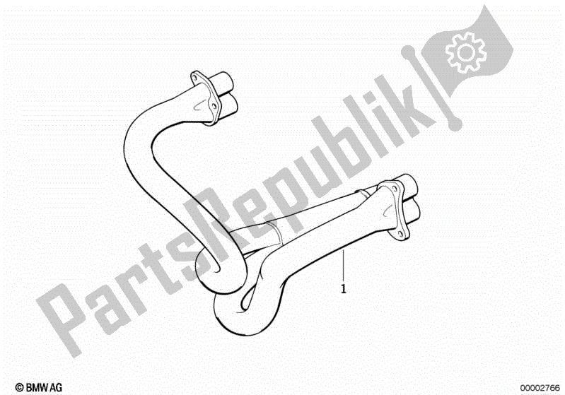 Wszystkie części do Kolektor Wydechowy BMW R 1150 RT 22 2001 - 2006