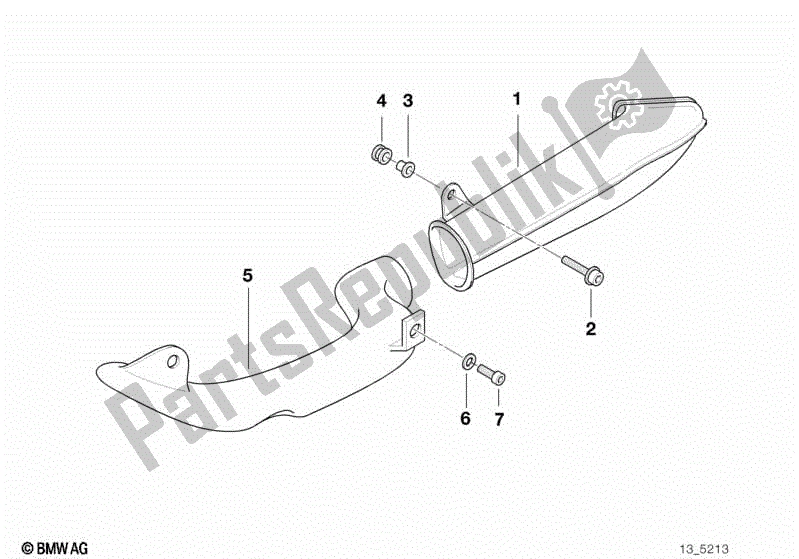 Tutte le parti per il Collettore Di Aspirazione del BMW R 1150 RT 22 2001 - 2006