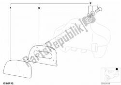 set, cojín respaldo 33 l topcase