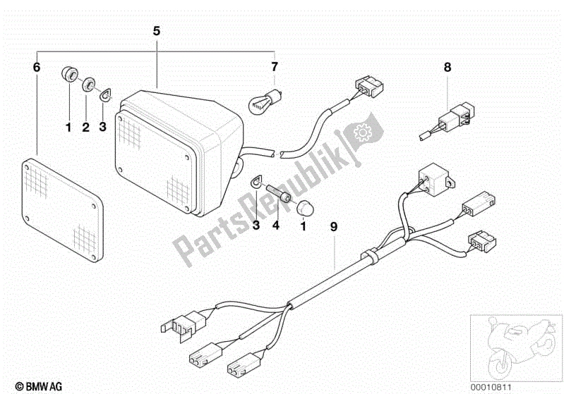 Toutes les pièces pour le Feu De Signalisation du BMW R 1150 RT 22 2001 - 2006