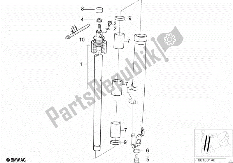 Wszystkie części do Stempel BMW R 1150 RT 22 2001 - 2006