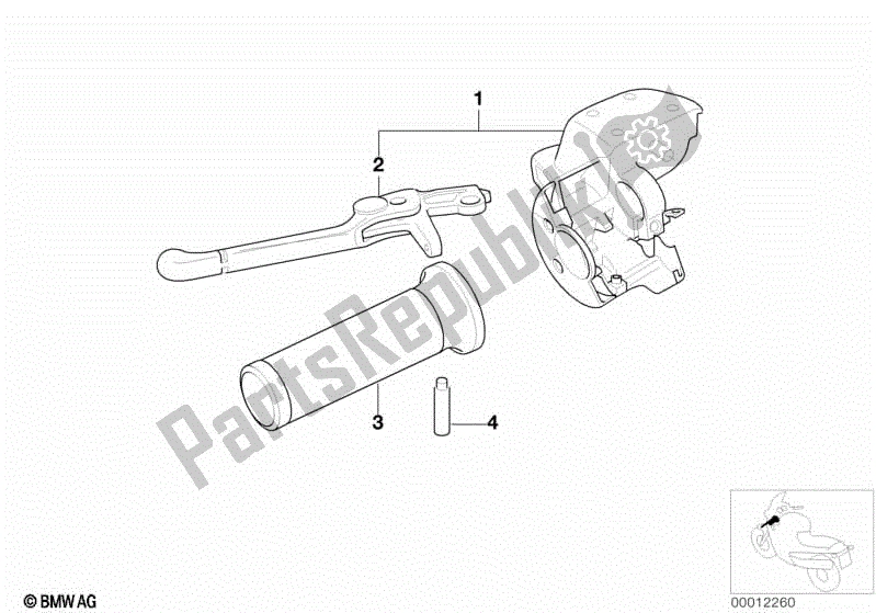 Todas las partes para Conjunto De Control De Embrague de BMW R 1200C 59C1 1997 - 2003