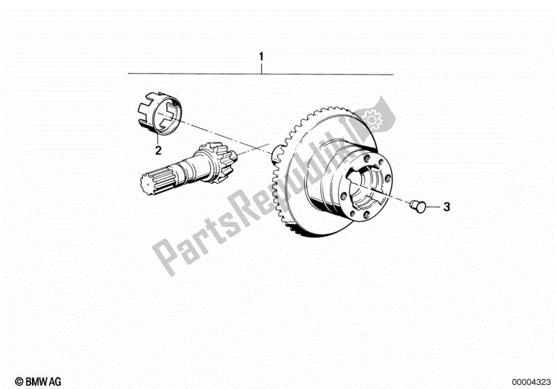 Todas las partes para Conjunto De Engranajes Diferenciales de BMW R 1200C 59C1 1997 - 2003