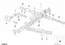 External gearshift parts/Shift lever